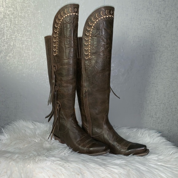 Ariat Tallulah Knee High Snip Toe Boots 